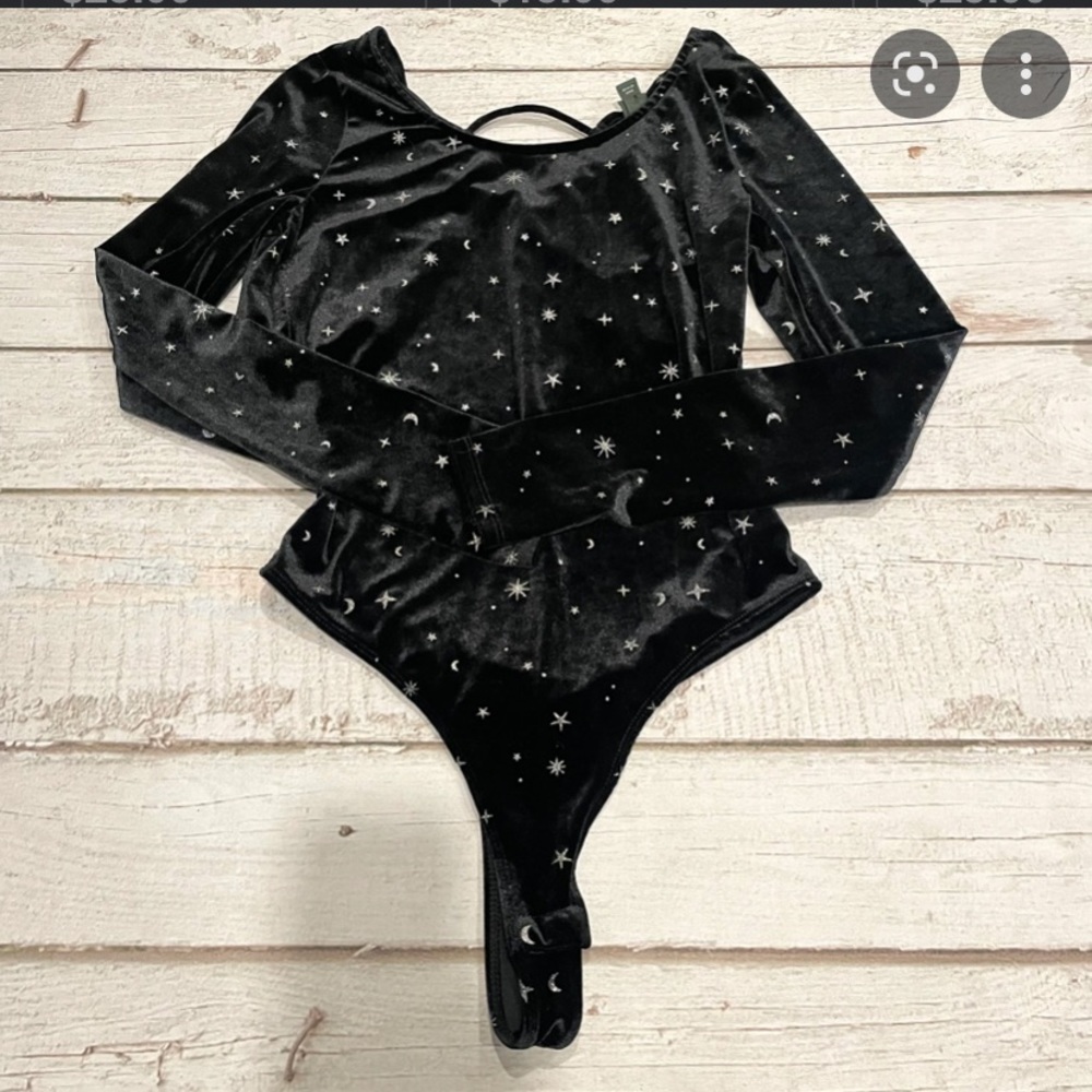 Velvet bodysuit